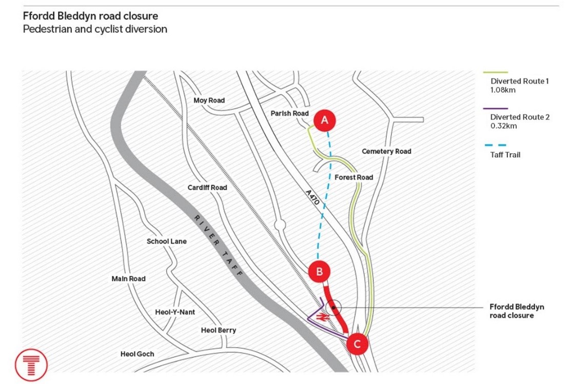 Cardiff Road bridge closures Transport for Wales